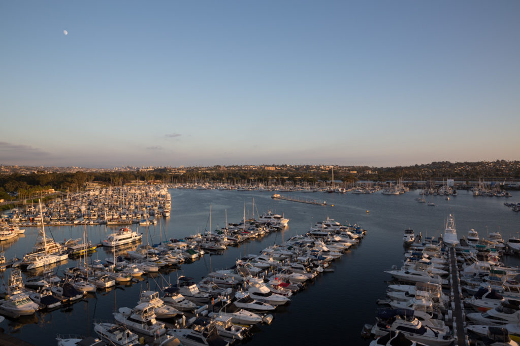 View from our room at Hyatt Mission Bay