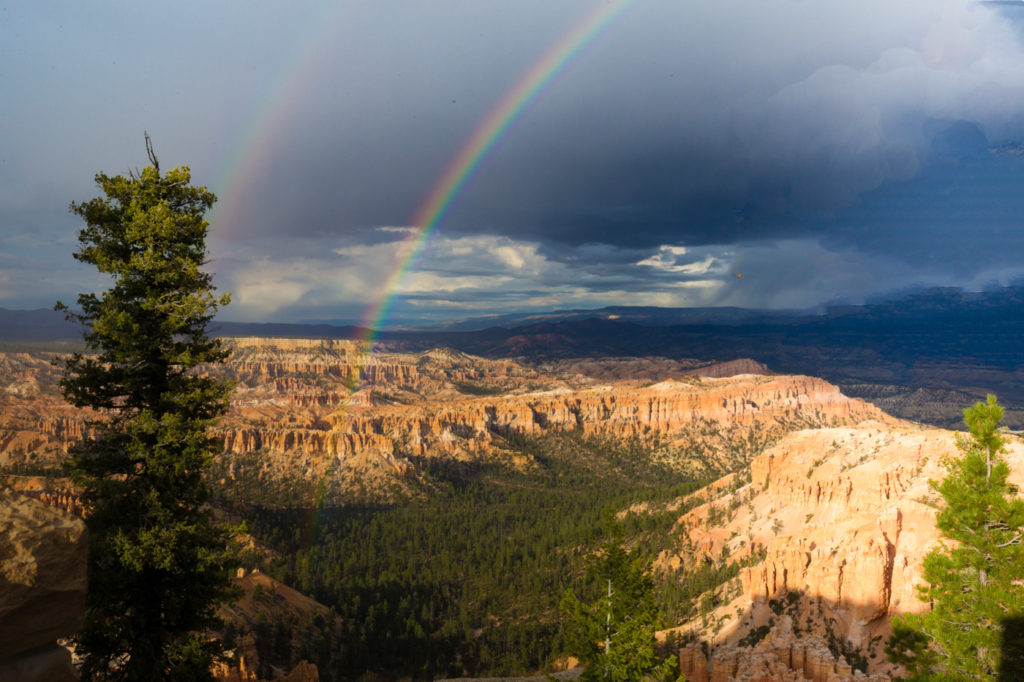 Rainbow over Bryce