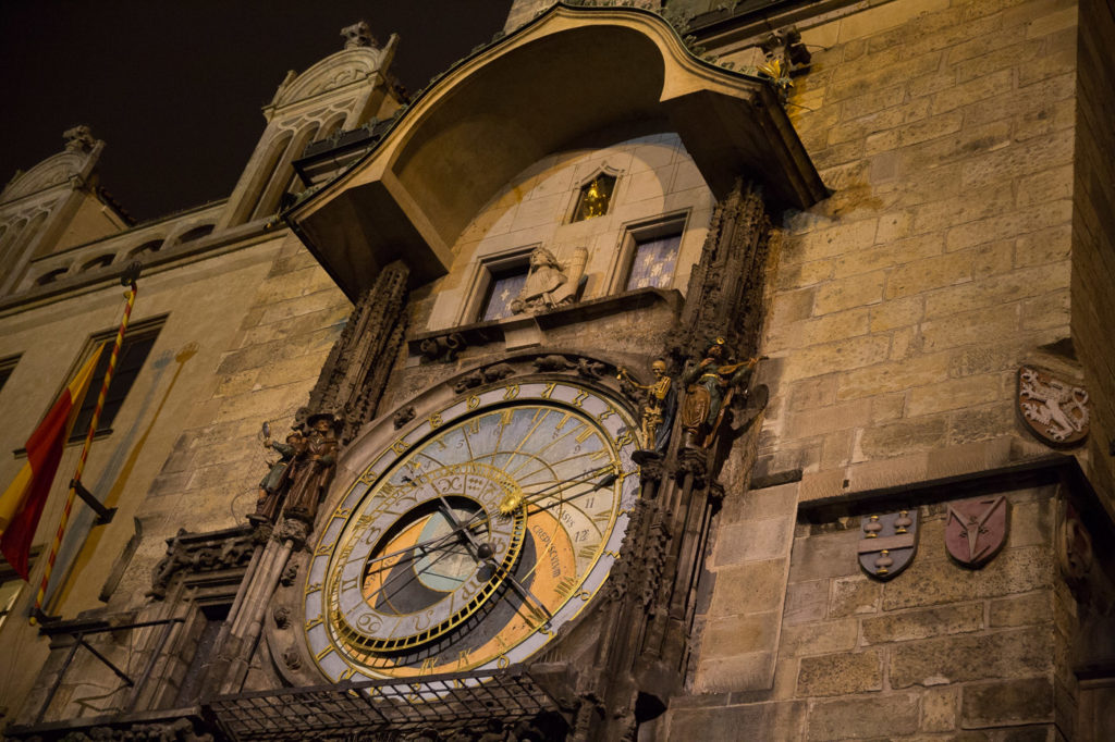 Famous Clock in main square of Old City