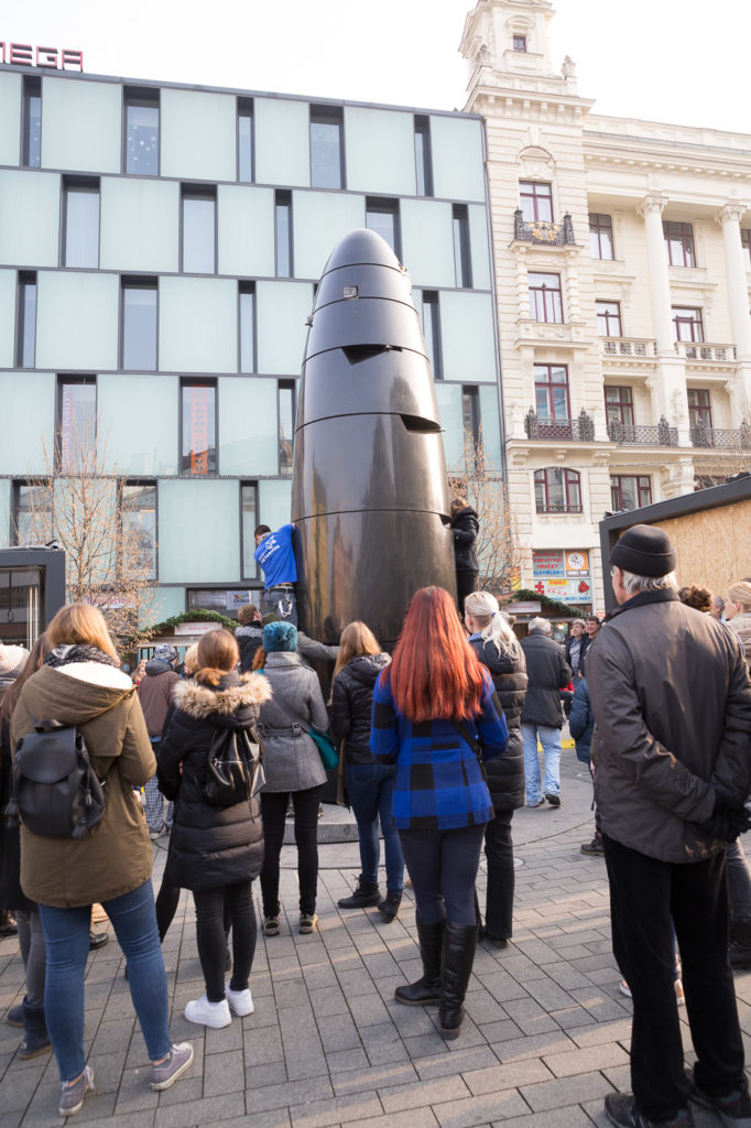 New city Bullet Clock